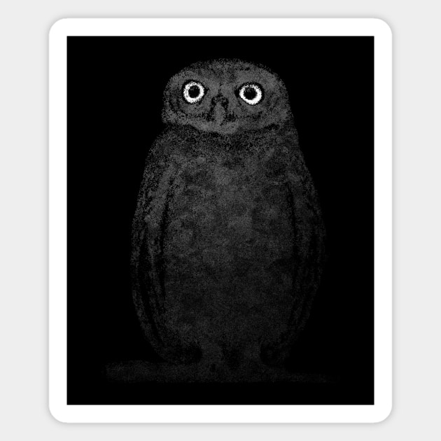 Halloween Owl Magnet by bulografik